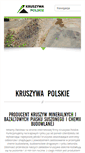 Mobile Screenshot of kruszywapolskie.pl